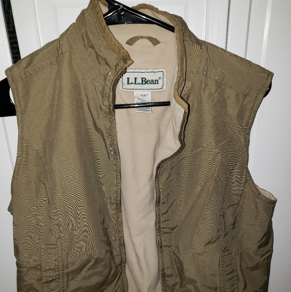 LL bean vest outdoor wear
